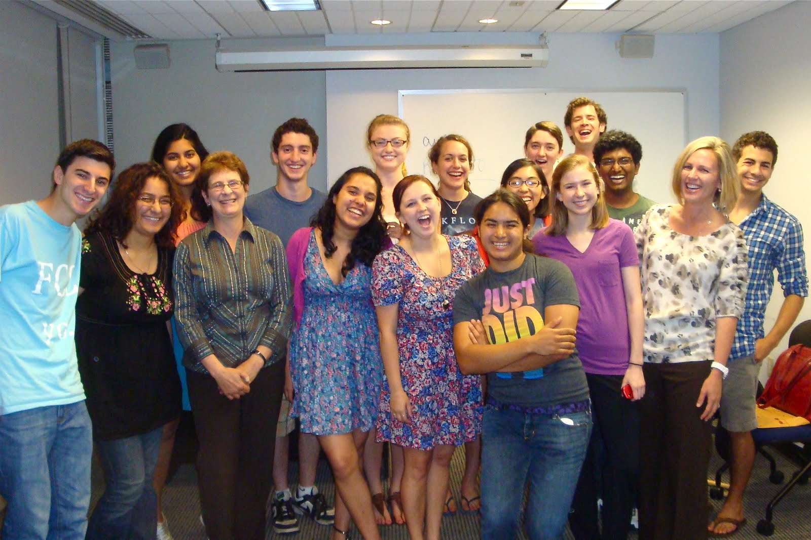 The group of students and professors in the summer program.