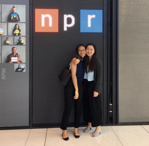 A visit to the NPR with a tour led by my friend Grace '18