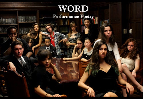 The Members of Word Performance Poetry, looking serious.