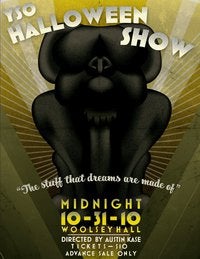 &quot;YSO Halloween Show&quot; poster, with tagline &quot;The stuff that dreams are made of&quot;.