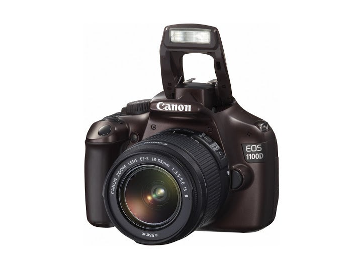 A Canon 1100D DSLR camera.