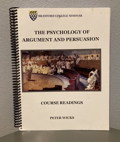Course Packet for &quot;The Psychology of Argument and Persuasion&quot;