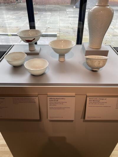 Chinese bowls from different dynasties