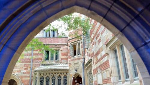 archway at Yale