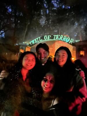 Picture before entering the Trail of Terror