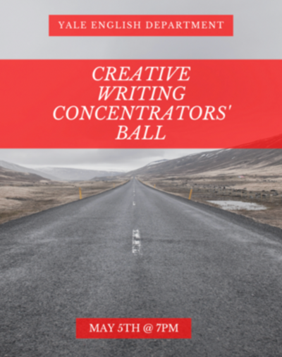 creative writing ball cover page