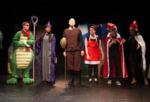 Cast photo from a children's theatre producton