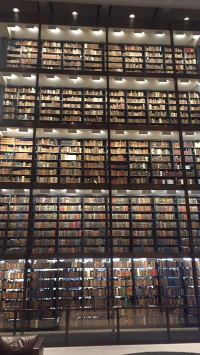 Beinecke bookshelf
