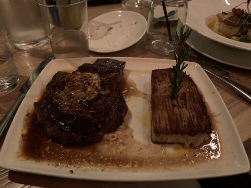 An amazing steak from Shell and Bones