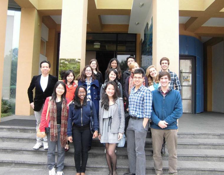 Participants of The Yale University New Asia Exchange Program.