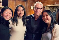 picture with Anderson Cooper
