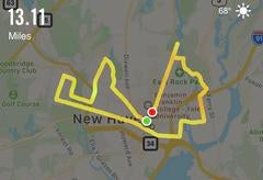 New Haven Running Map