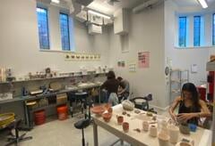 Pottery studio at Murray