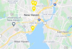 Map of New Haven